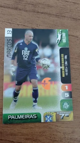 cards footstar panini 2008 marcos (palmeiras)