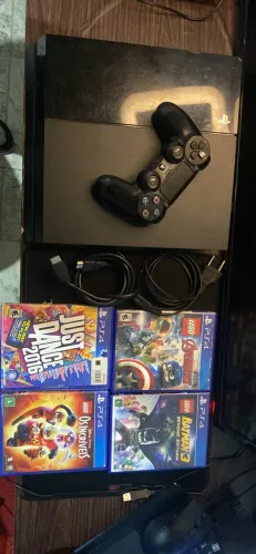 Ps4 fat com controle ORIGINAL