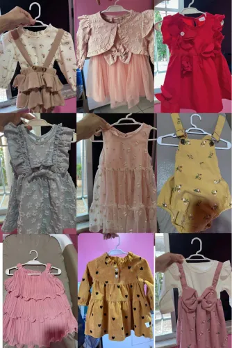 Vendo lote maravilhoso com 9 peças de roupas para bebê menina, todas compradas na SHEIN.