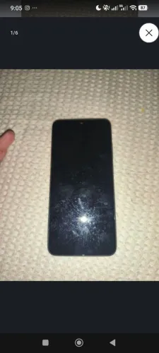 Celular note 10 com placa queimada