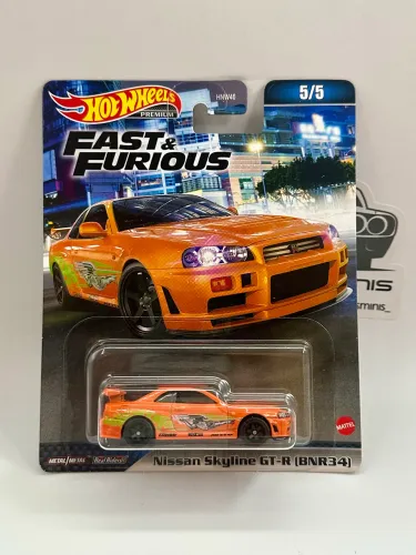Hot Wheels Fast & Furious Nissan Skyline GT-R ( BNR34 )