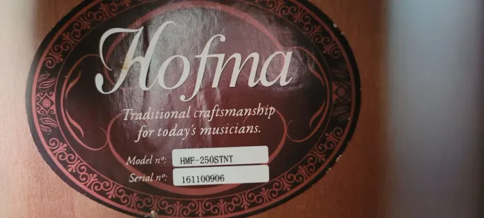Violão Hofman seminovo...