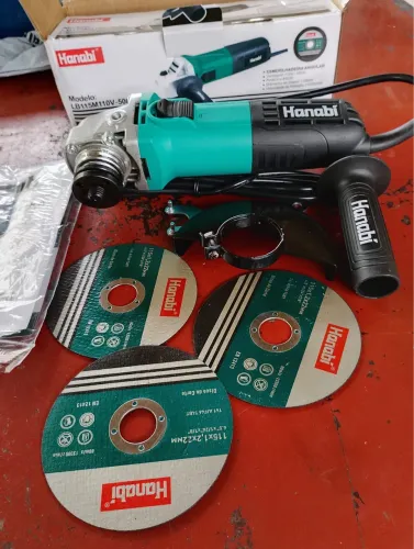 Esmerilhadeira hanabi e lixadeira angular 110v, 880w, (PROFISSIONAL) ( NOVA) 