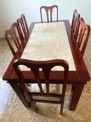 Mesa De Jantar Com 6 Cadeiras