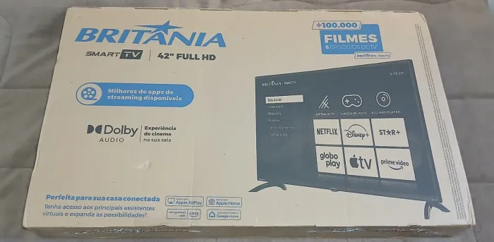 Smart tv Britânia 42" Full HD
