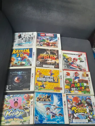 Lote de jogos Nintendo 3DS