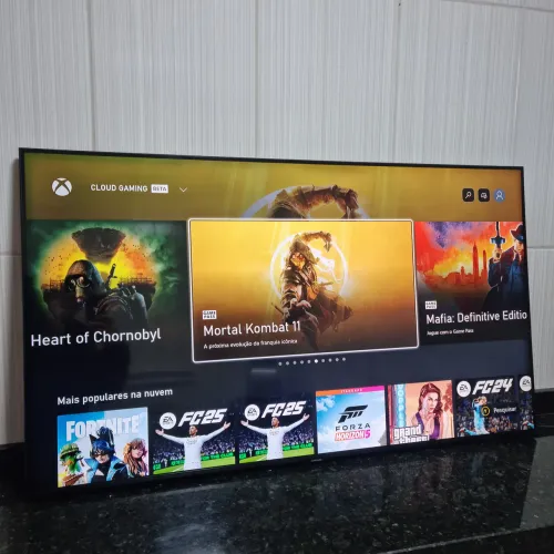 TV SMART 50 Samsung 4K Crystal UHD AirSlim - Xbox Game Pass - Entrego Hoje