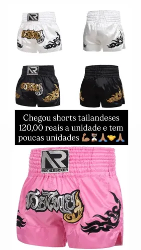 Short de muaythai tailandês 