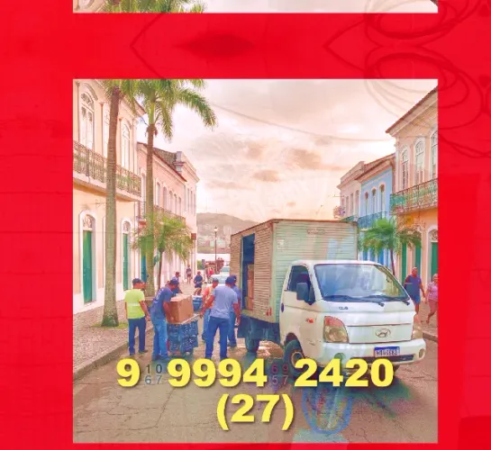 mudança é com a gente! melhor preço e rapidez! entre em contato agora!