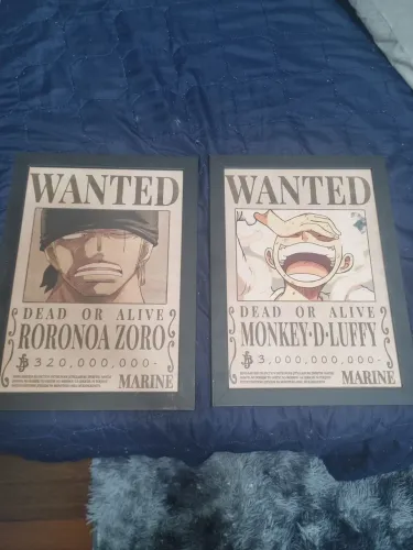 Quadro Luffy e Zoro