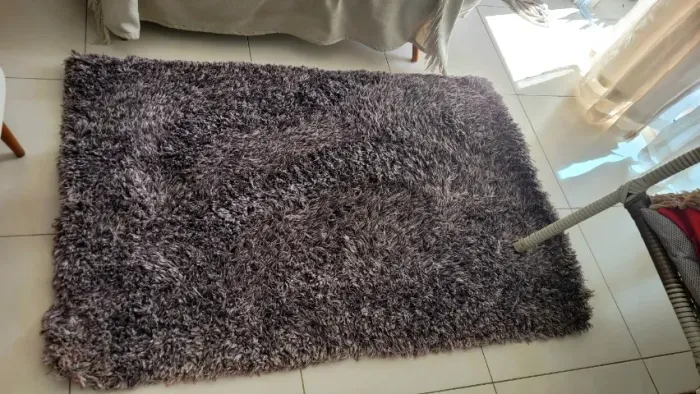 TAPETE MESCLADO CINZA FELPUDO
