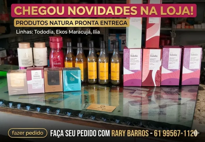 Produtos pronta entrega Natura O'Boticario L'occitane Oui Eudora 