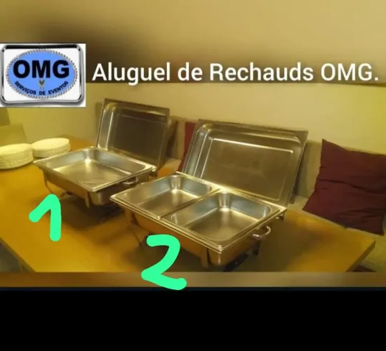 ALUGUEL DE RECHAUDS PARA FESTAS E EVENTOS 