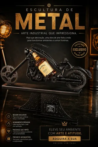 Escultura de metal