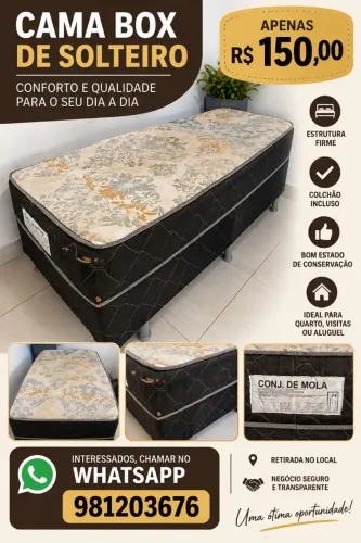Vende-se cama de solteiro