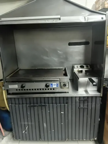 armário com coifa para lanche 1,20 L 2,00 A