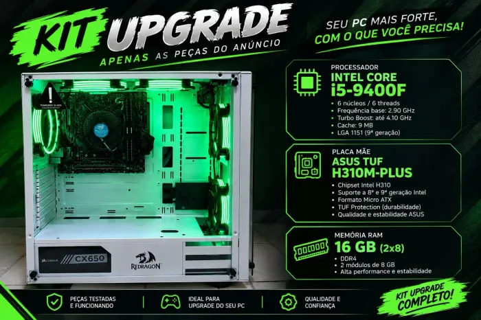 Kit Upgrade Gamer