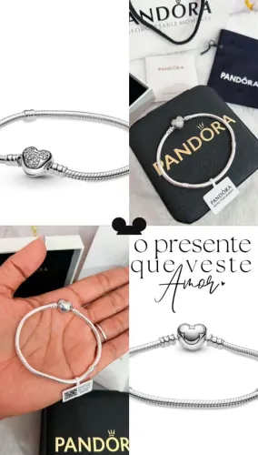 Pulseira pandora Coração Disney