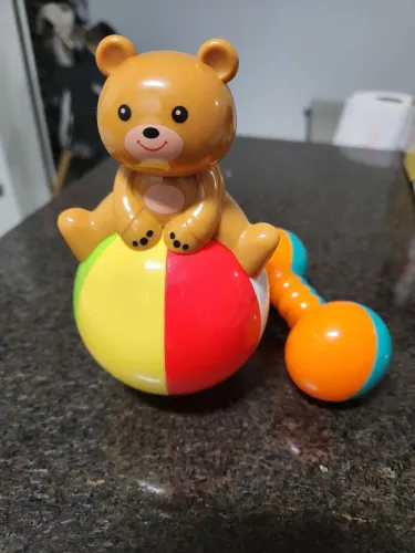 Brinquedo Bebê: João Bobo + Chocalho<br>Texto: