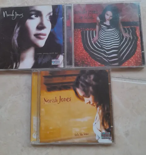 CDs Norah Jones - 3 CDs - Originais excelente estado - jazz feminino