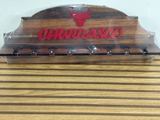 Suporte espeto churrasco