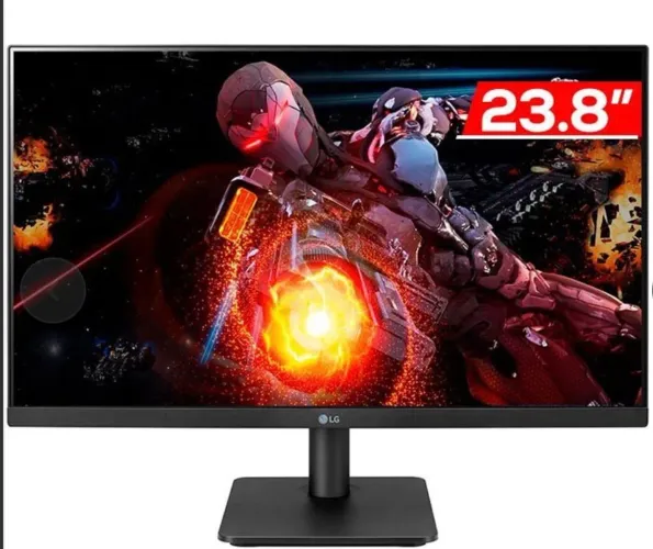 MONITOR GAMER LG 24MP400, 23.8 POL IPS, FHD, 5MS, 75HZ, FREESYNC, HDMI/VGA