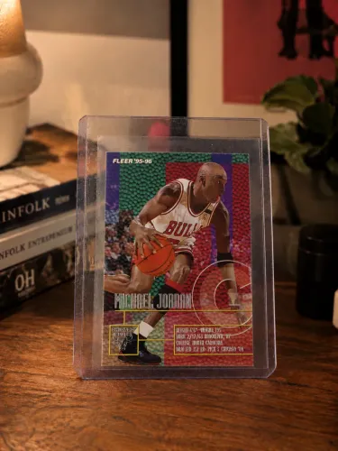 Card Michael Jordan #22 - Fleer 95/96 - Chicago Bulls - NBA