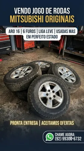 Pneus Aro16  original Mitsubishi 