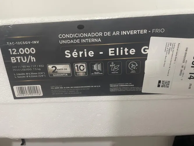 Ar Condicionado TCL 12 000 Btus 