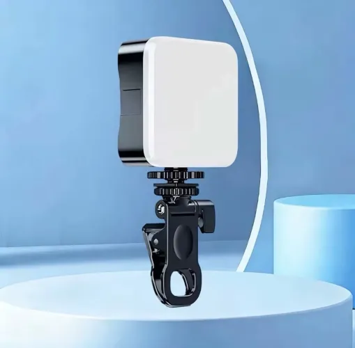 Luz Portátil De Bolso Com Clipe Para Celular e Câmera