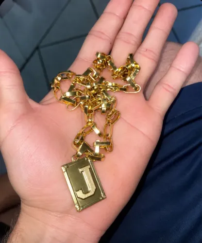 Cordão prata + 10 BANHO DE OURO