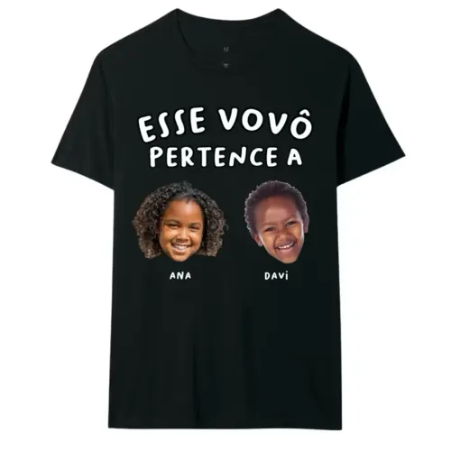 Camisa Personalizada Dia dos Pais - Sob Encomenda