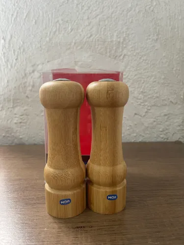 Kit Porta Condimentos Feito Em Bamboo Mor