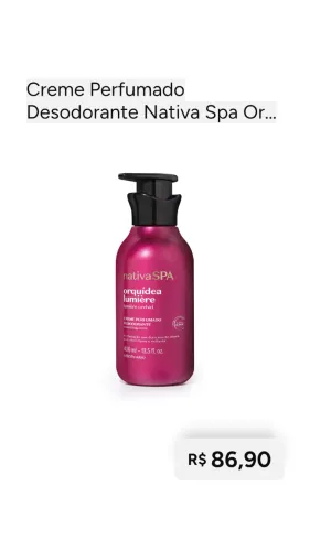 Hidratante Nativa Spa Orquídea Lumière 400 ml 