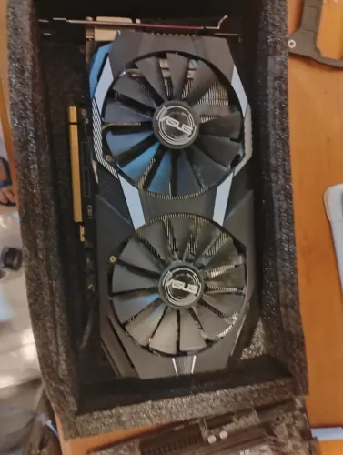Placa de video rx 580, 8GB ASUS DUAL
