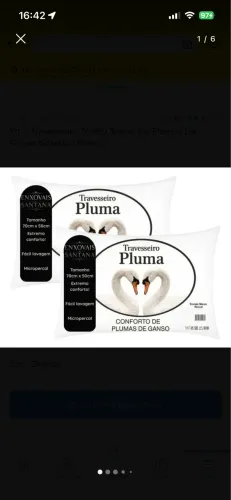 ? KIT COM 2 TRAVESSEIROS PLUMA - CONFORTO E QUALIDADE PREMIUM!