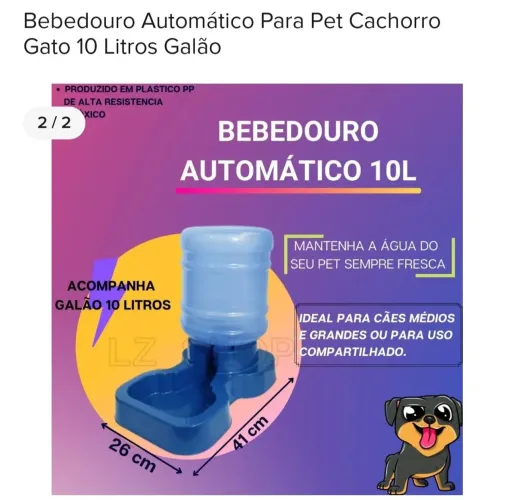 Bebedouro pet