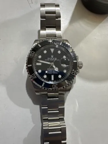 Rolex Submariner Date Preto Completo Automático 41mm