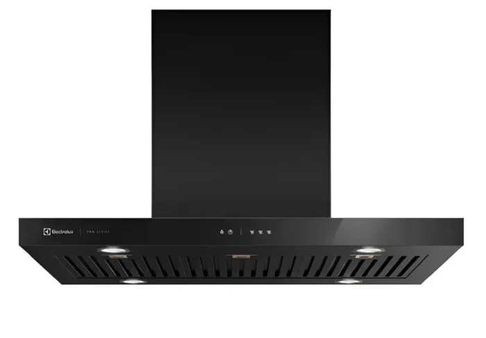 Coifa De Ilha Electrolux 90cm Preta Pro Series Com Painel Touch