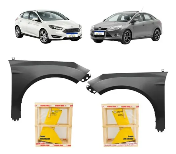 Par Paralama Ford Focus Hatch Sedan 2014 A 2019 Novo