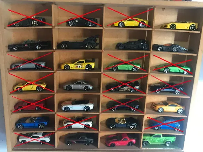 Lote 37 carros variados hot wheels e batman