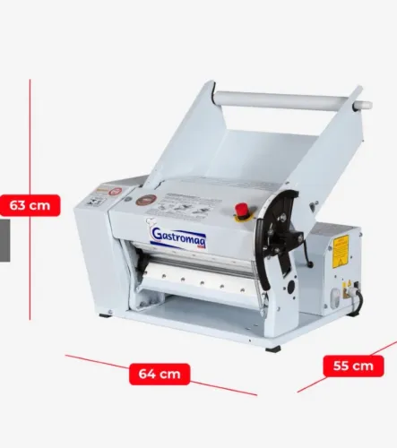 Cilindro Laminador CL 390 Bandeja Epóxi de Bancada Bivolt Gastromaq