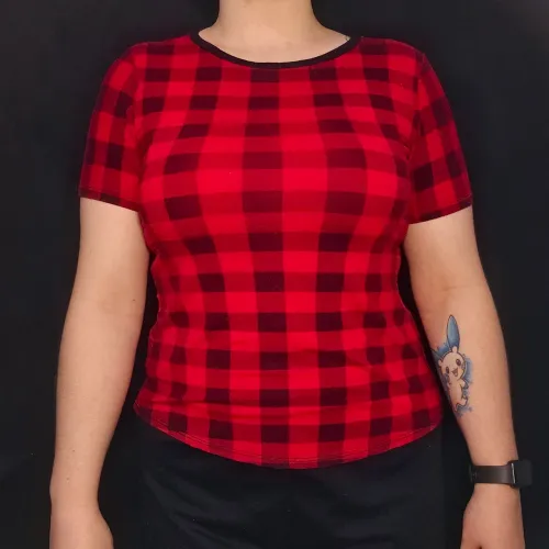 Blusinha xadrez