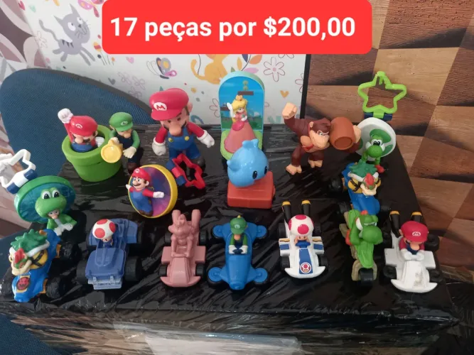 Lote de miniatura do mario 
