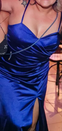 Vestido De festa Azul 
