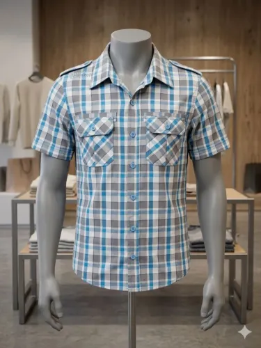 Camisa xadrez infantil 