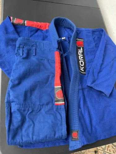 Kimono koral a0 seminovo Jiu-Jitsu