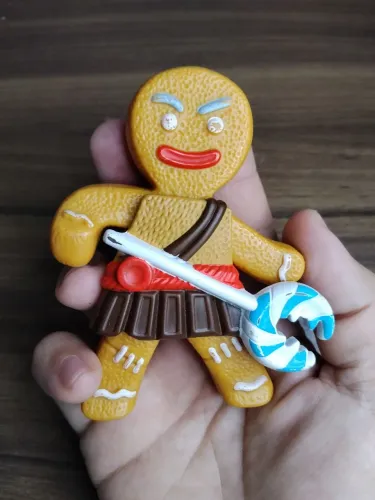 Miniatura Gingy Biscoito Shrek McDonald's - Coleção McLanche Feliz 2010