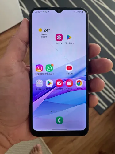 Samsung Galaxy A03s 64GB com a Bateria Estufada