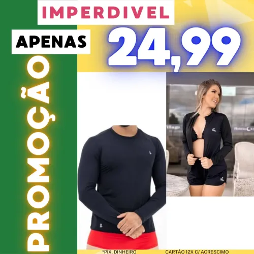 Camisa proteção uv